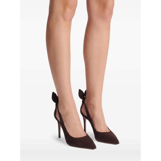 26FW 아쿠아주라 힐/펌프스 DENMIDP0 SUE ESP ESPRE BROWN - AQUAZZURA
