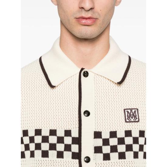 26SS 아미리 반팔 셔츠 AMTOKN1083 ALABA BROWN NEUTRALS - AMIRI