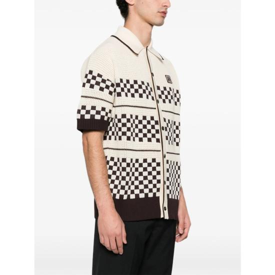 26SS 아미리 반팔 셔츠 AMTOKN1083 ALABA BROWN NEUTRALS - AMIRI