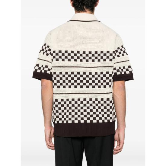 26SS 아미리 반팔 셔츠 AMTOKN1083 ALABA BROWN NEUTRALS - AMIRI