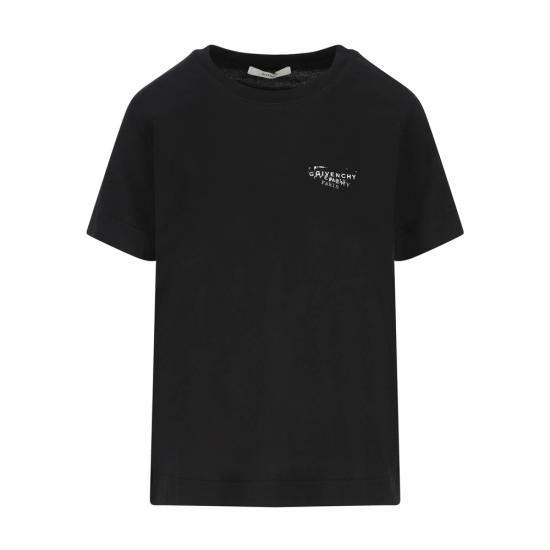 26FW 지방시 반팔 티셔츠 BW70FJP7A7 001 BLACK