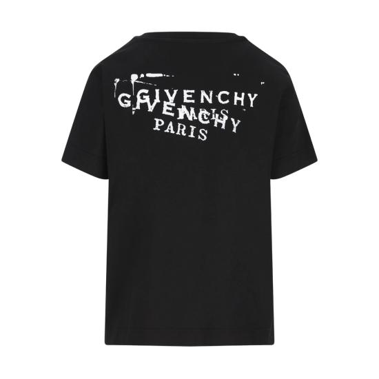 26FW 지방시 반팔 티셔츠 BW70FJP7A7 001 BLACK - GIVENCHY