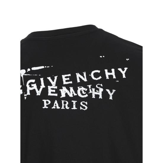 26FW 지방시 반팔 티셔츠 BW70FJP7A7 001 BLACK - GIVENCHY