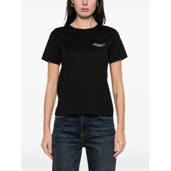 26SS 지방시 탑 BW70FJP7A7 001 BLACK - GIVENCHY