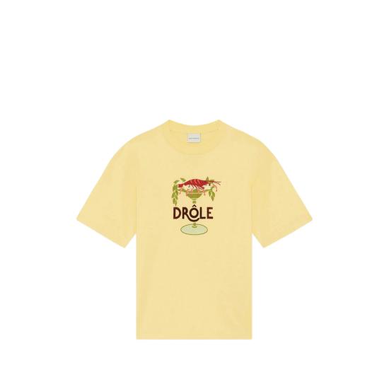 26SS 드롤드무슈 반팔 티셔츠 J TS289 CO248 LIYEL YELLOW