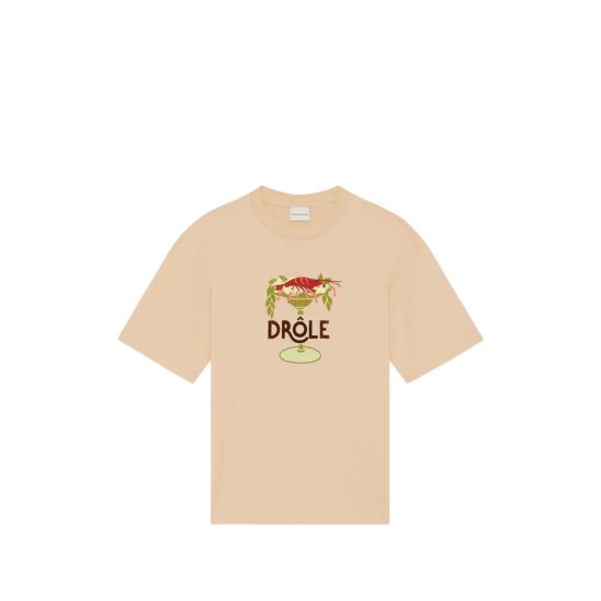 26SS 드롤드무슈 반팔 티셔츠 J TS289 CO248 BEIGE NEUTRALS