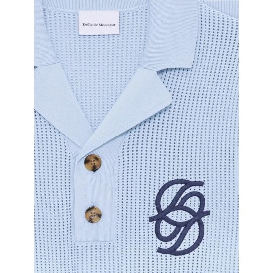 26SS 드롤드무슈 폴로 티셔츠 J PO171 CO207 LIBLU BLUE - DROLE DE MONSIEUR