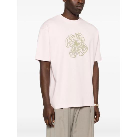 26SS 드롤드무슈 반팔 티셔츠 J TS292 CO002 LIPIN PINK - DROLE DE MONSIEUR