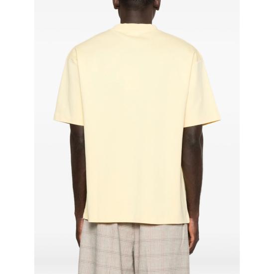 26SS 드롤드무슈 반팔 티셔츠 J TS290 CO002 LIYEL YELLOW - DROLE DE MONSIEUR