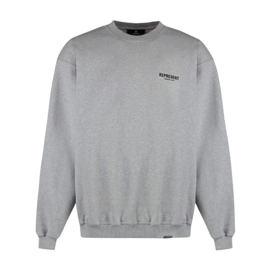 26SS 리프레젠트 스웨터 OCM41115 158 ASGRE GREY