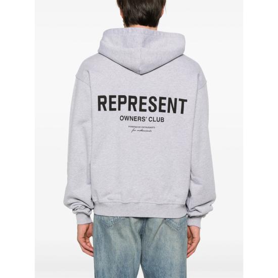 26SS 리프레젠트 후드 티셔츠 OCM41122 158 ASGRE - REPRESENT