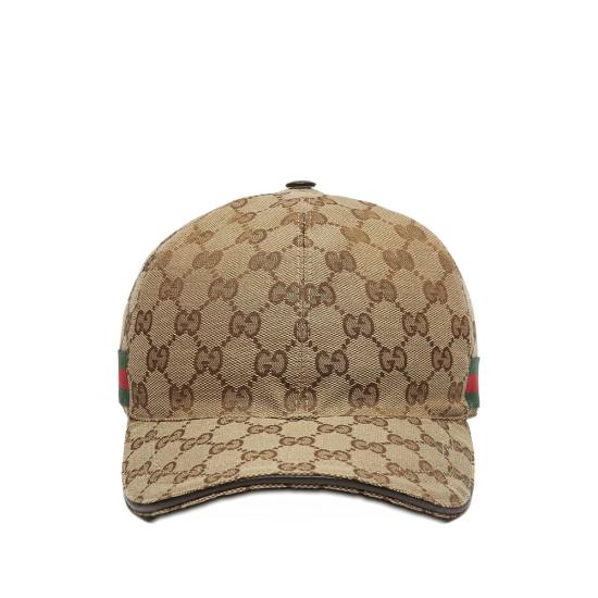 26SS 구찌 웹 디테일 GG 캔버스 베이스볼 캡 200035 KQWBG 9864 BROWN - GUCCI