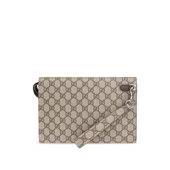 26SS 구찌 바이컬러 올오버 GG 파우치 768255 FACQC 9773 NEUTRALS BROWN - GUCCI