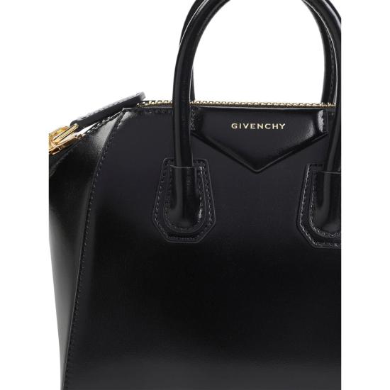 26SS 지방시 레더 미니 안티고나 토트백 BB5148B2AT 001 BLACK - GIVENCHY