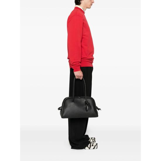 26FW 자크뮈스 투리스모 소프트 볼링백 BAU00417 AC03A03 990 BLACK - JACQUEMUS