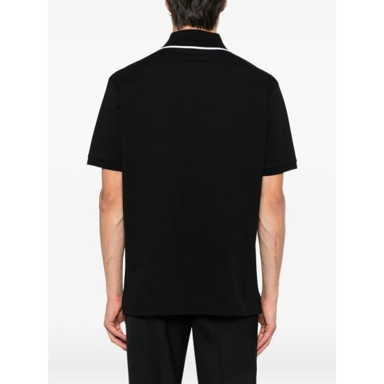 26SS 구찌 자수 코튼 피케 폴로 셔츠 806250 XJHHO 1043 BLACK - GUCCI