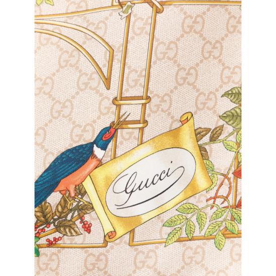 26SS 구찌 프린트 실크 트윌 까레 777066 3G001 9300 NEUTRALS - GUCCI