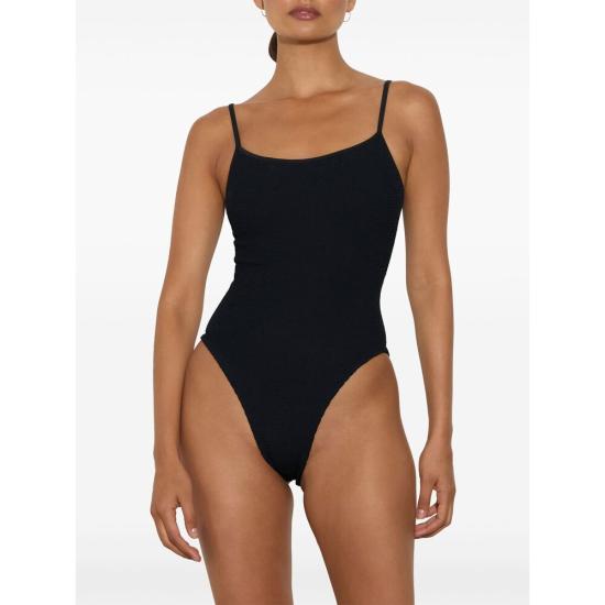 26SS 훈자 지 원피스 수영복 S PAMELA CR CRINKLE BLACK - HUNZA G