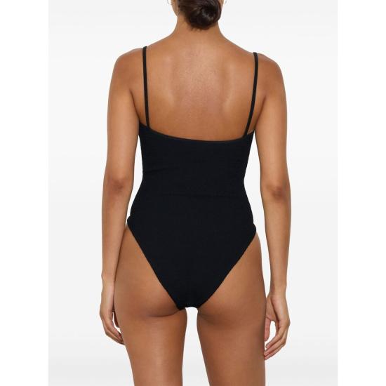 26SS 훈자 지 원피스 수영복 S PAMELA CR CRINKLE BLACK - HUNZA G