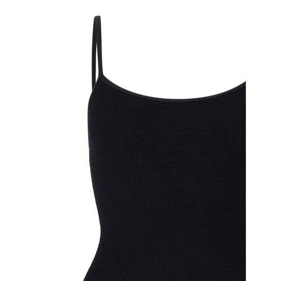 26SS 훈자 지 원피스 수영복 S PAMELA CR CRINKLE BLACK - HUNZA G