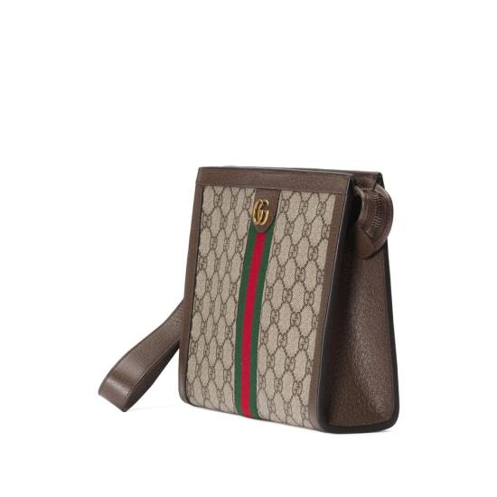 26SS 구찌 GG 슈프림 캔버스 오피디아 파우치 760243 96IWT 8745 NEUTRALS - GUCCI