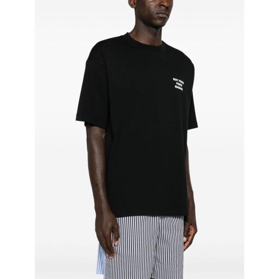 26FW 드롤드무슈 탑 PERM TS203 CO002 BLACK - DROLE DE MONSIEUR