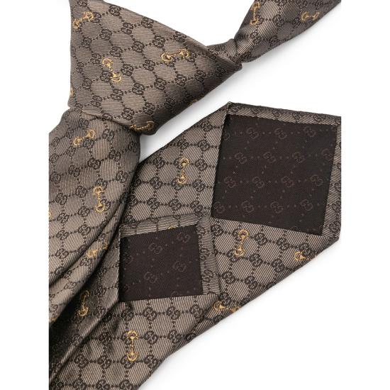 26SS 구찌 넥타이 744379 4E217 9565 BROWN - GUCCI
