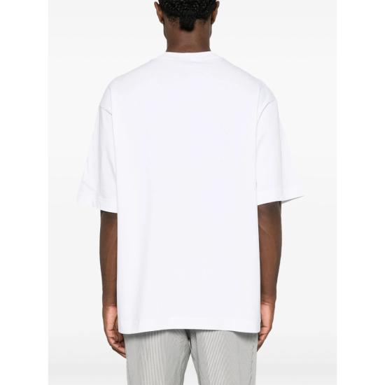 26SS 구찌 코튼 저지 티셔츠 784361 XJGKA 9074 WHITE RED - GUCCI