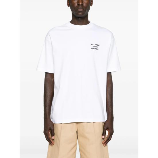 26FW 드롤드무슈 탑 PERM TS203 CO002 OPTWH GREY - DROLE DE MONSIEUR