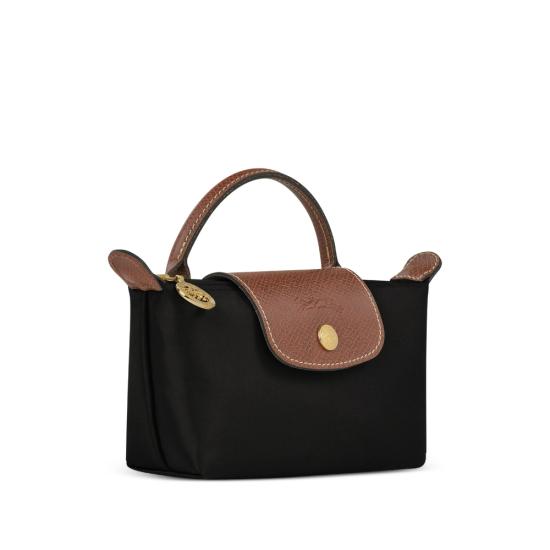 26FW 롱샴 르 플리아쥬 오리지널 핸들 파우치 34175089 001 BLACK - LONGCHAMP