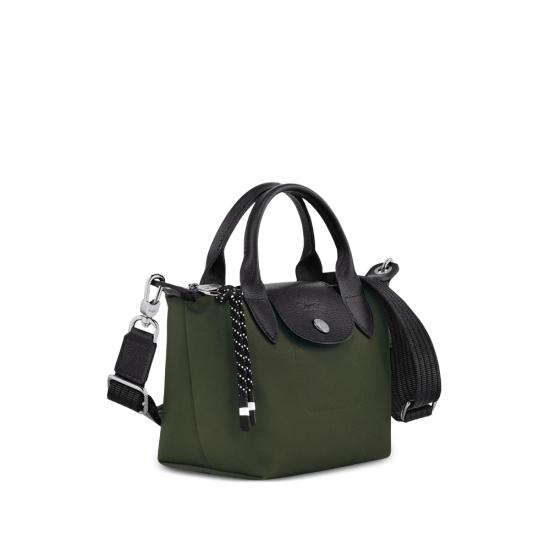 26FW 롱샴 르 플리아쥬 에너지 탑 핸들백 XS L1500HSR 892 GREEN - LONGCHAMP