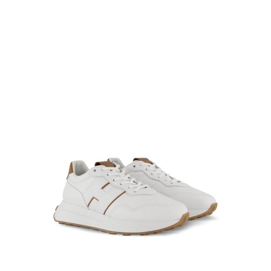 26SS 호간 스니커즈 HXW6410EH41O 646P08 WHITE BROWN - HOGAN