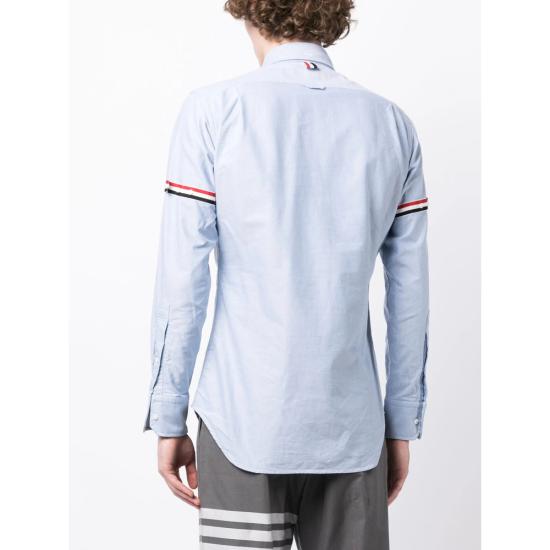 26FW 톰브라운 옥스포드 암밴드 클래식 셔츠 MWL150E F0313 480 BLUE - THOM BROWNE