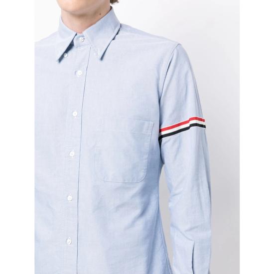 26FW 톰브라운 옥스포드 암밴드 클래식 셔츠 MWL150E F0313 480 BLUE - THOM BROWNE
