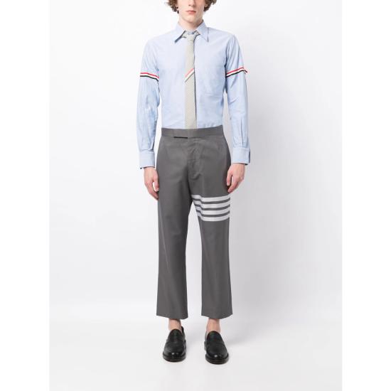 26FW 톰브라운 옥스포드 암밴드 클래식 셔츠 MWL150E F0313 480 BLUE - THOM BROWNE