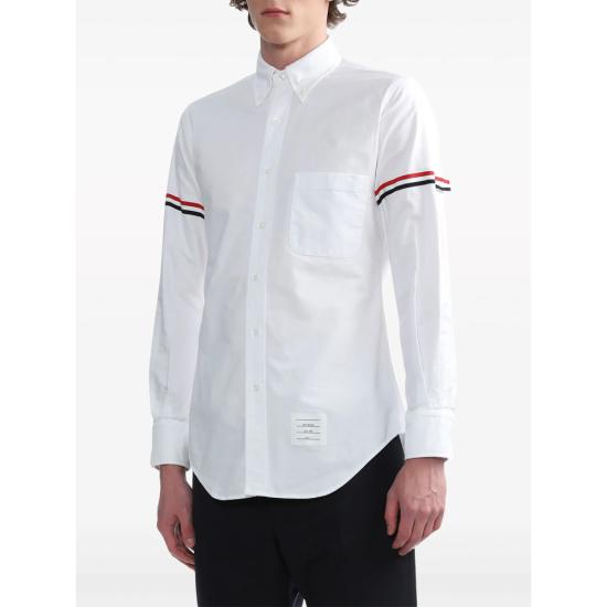 26FW 톰브라운 옥스포드 암밴드 클래식 셔츠 MWL150E F0313 100 WHITE - THOM BROWNE