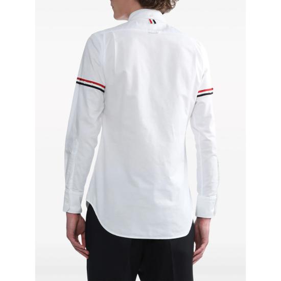 26FW 톰브라운 옥스포드 암밴드 클래식 셔츠 MWL150E F0313 100 WHITE - THOM BROWNE