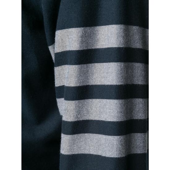 26SS 톰브라운 플란넬 4바 셔츠 MWL272A 05245 415 BLUE - THOM BROWNE