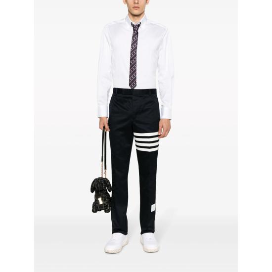 26SS 톰브라운 코튼 트윌 4바 치노 팬츠 MTU245A 03788 415 BLUE - THOM BROWNE