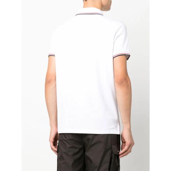 26SS 몽클레어 폴로 티셔츠 84556 8A703 00 001 WHITE WHITE - MONCLER