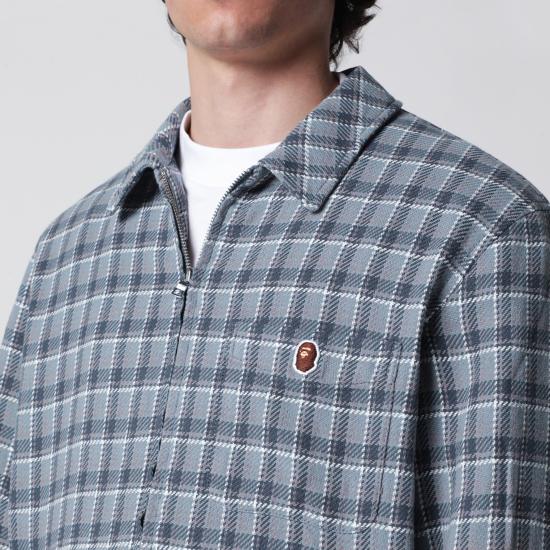 26SS 베이프 긴팔 셔츠 001SHM301004MCO Blue - BAPE