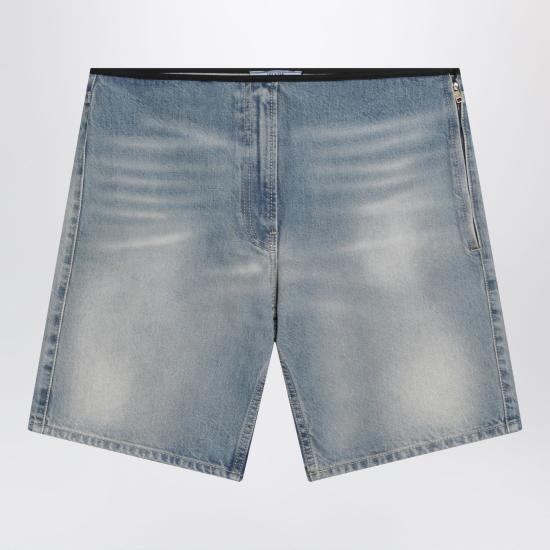 26FW 프라다 데님 숏팬츠 GFP557OOO19YB Blue