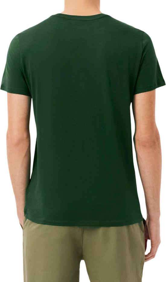 26SS 라코스테 피마 코튼 저지 크루넥 티셔츠 TH6709132 DONKERGREEN - LACOSTE