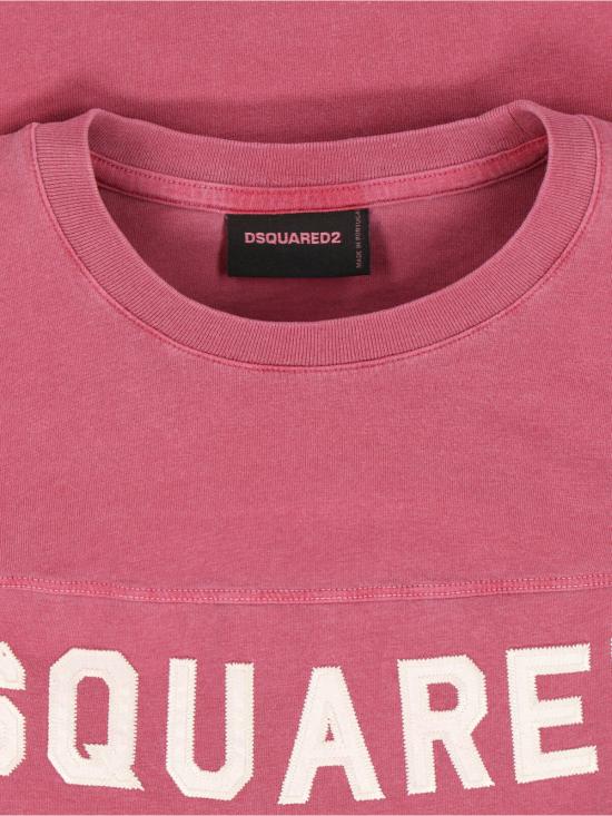  디스퀘어드2 반팔 티셔츠 Dsquared2 반팔 크루넥 티셔츠 - DSQUARED2