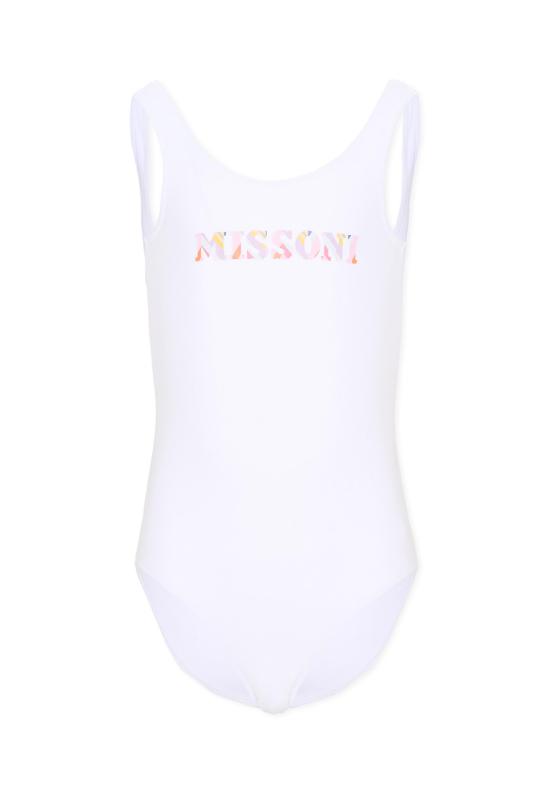 26SS [키즈] 미소니 원피스 수영복 MYCA69 Z0559 100 WHITE