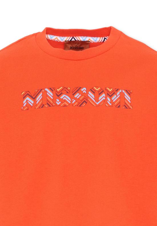 26SS [키즈] 미소니 티셔츠 MY8P11 Z3672 426 RED - MISSONI