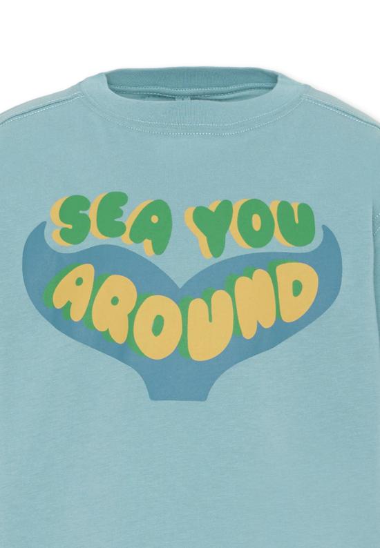 26SS [키즈] 스텔라 맥카트니 티셔츠 TY8Q11 Z0434 642 LIGHT BLUE - STELLA MCCARTNEY