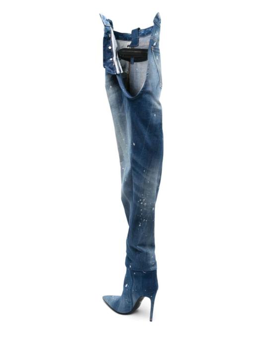  디스퀘어드2 부츠 Dsquared2 뾰족코 하이힐  블루 - DSQUARED2