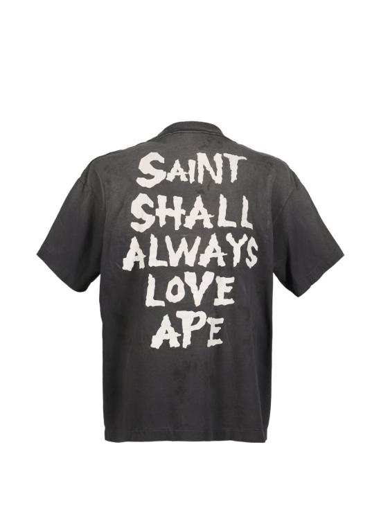 26SS 세인트 미카엘 반팔 티셔츠 SMMK80000C49 BK Nero - SAINT MXXXXXX