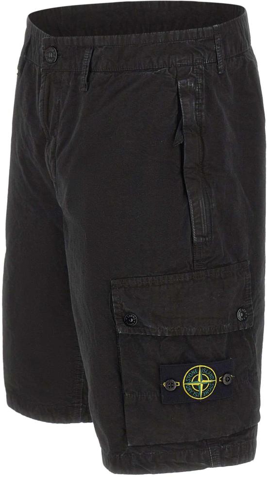 26SS 스톤 아일랜드 숏팬츠 L100019S00WAV0129 BLACK - STONE ISLAND